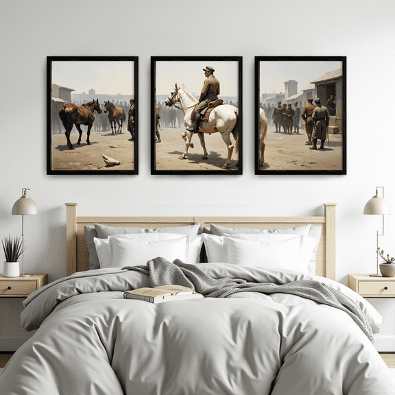 MAYEERTY Modern Abstract Wall Art Painting, Living Room Decor, Black MDF Frame, 7.87"x9.84"