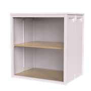 Dovelina Foldable Storage Cabinet, Steel-Wood Combo with Anti-Slip Design, White