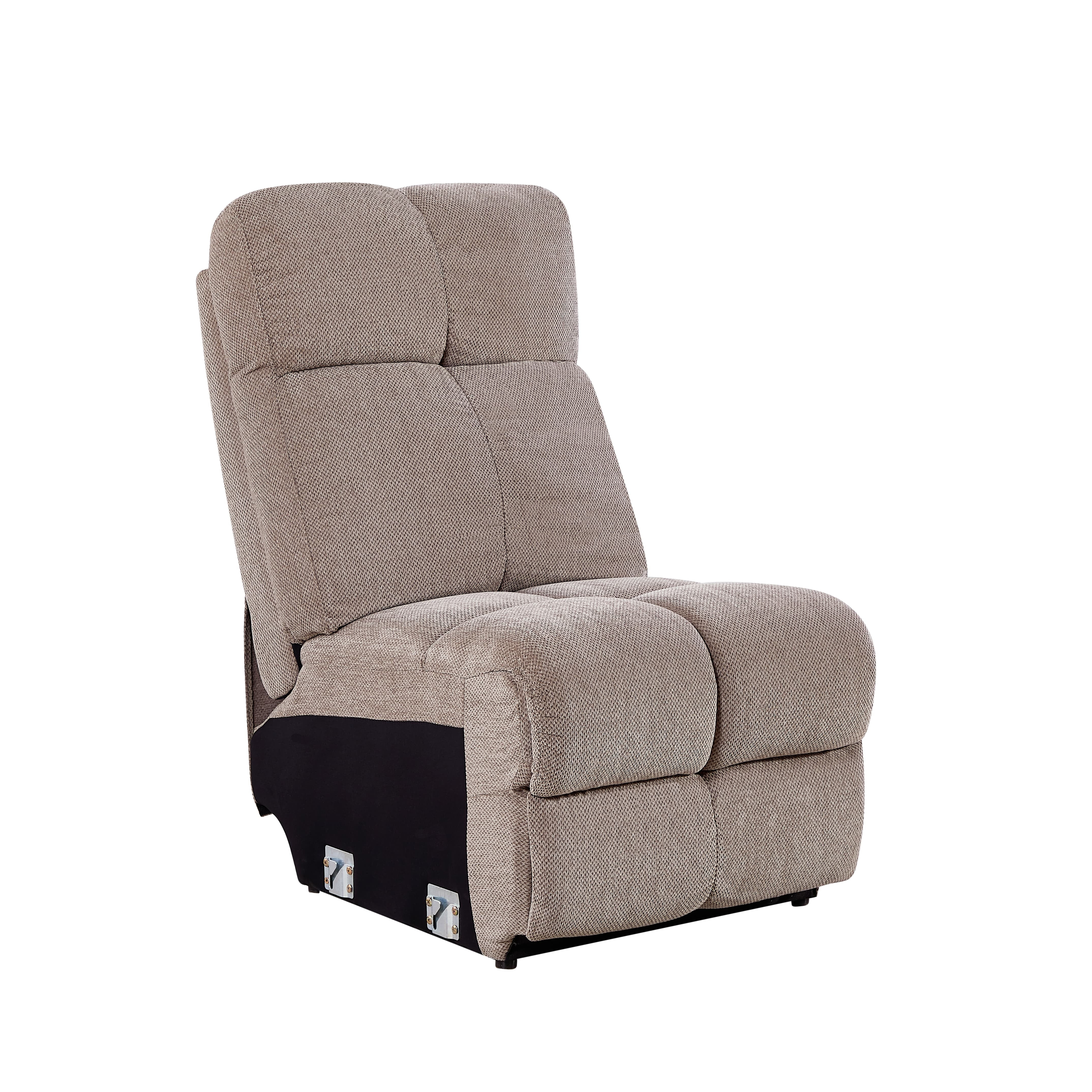 MAYEERTY Home Classic Power Recliner with Soft Fabric,Beige