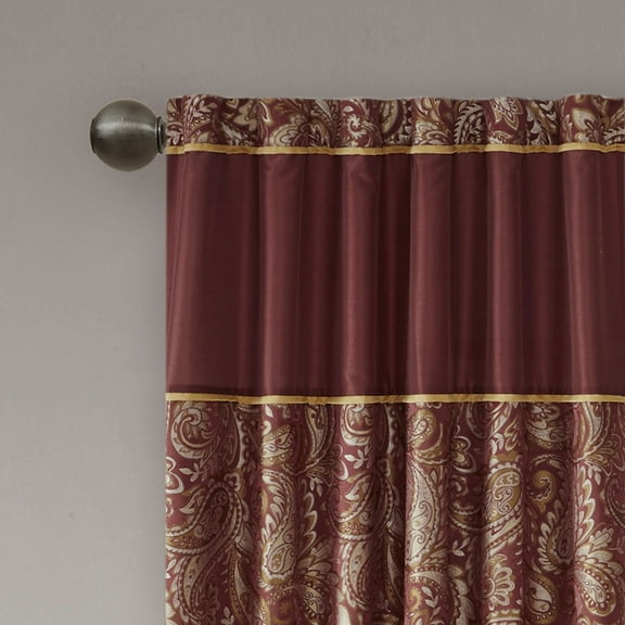 MAYEERTY Jacquard Curtain Panel Pair(2 Pcs Window Panels)