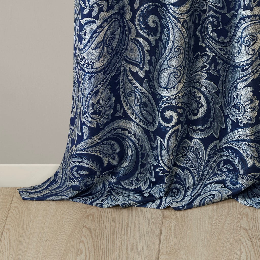 MAYEERTY Jacquard Curtain Panel Pair - 2 Pcs Window Panels