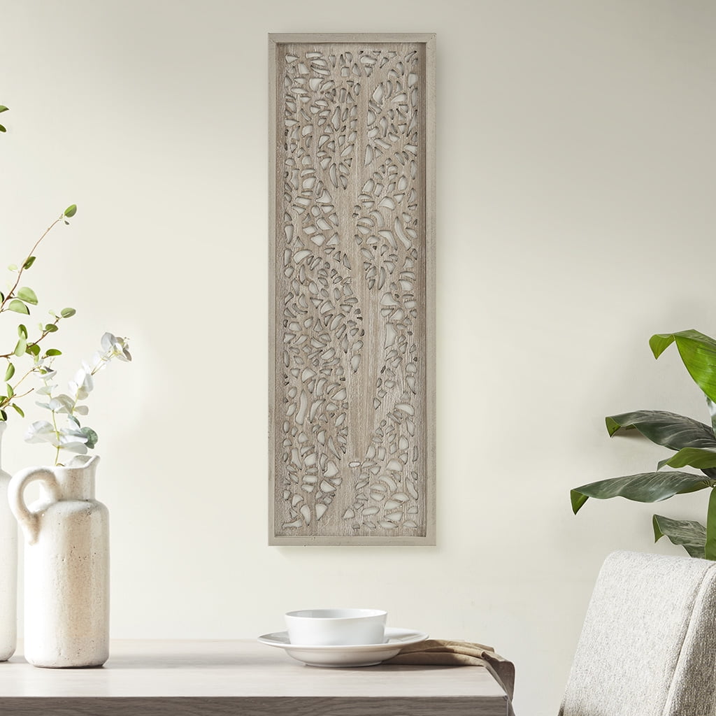 MAYEERTY Laser Cut Tree Framed Panel Wall Decor