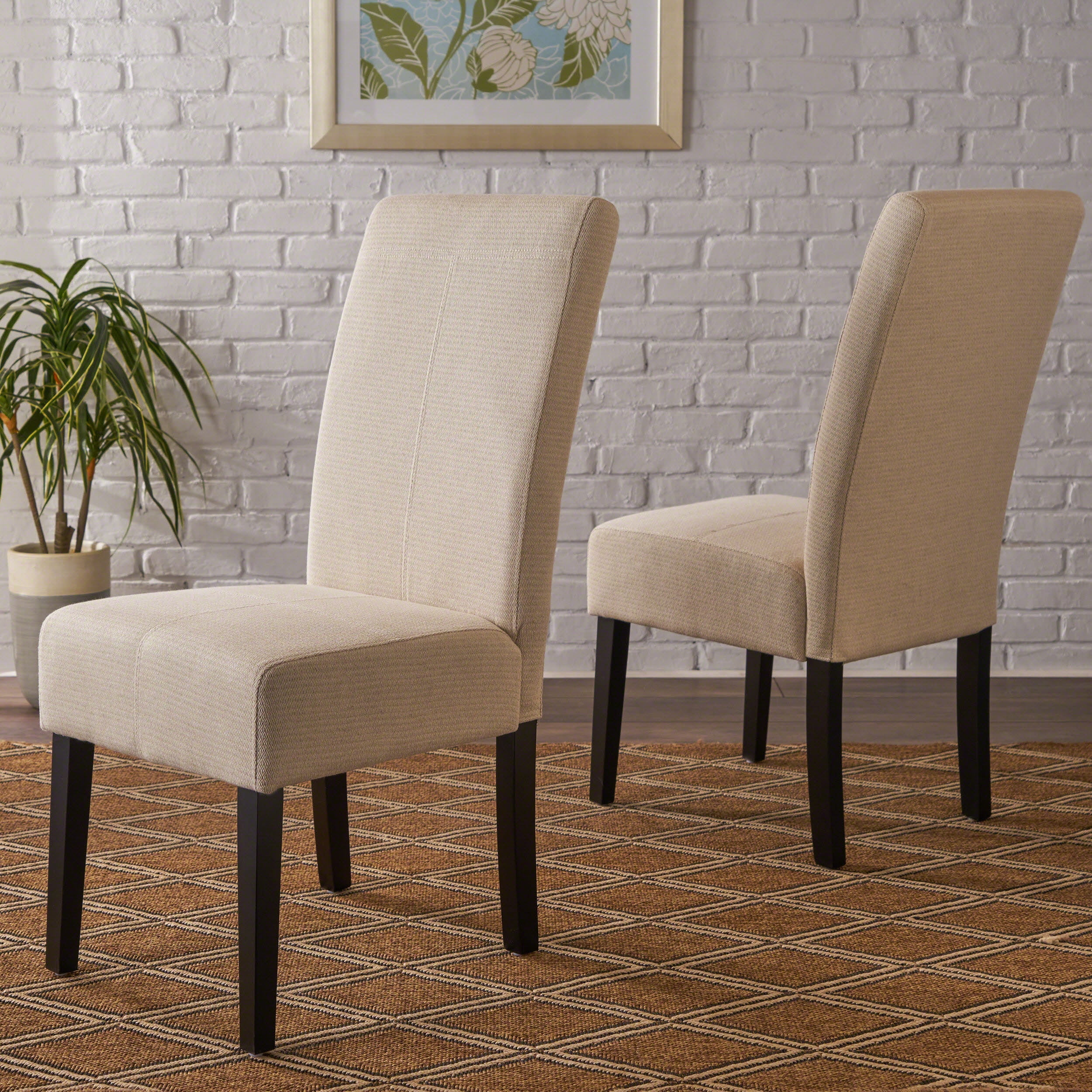 MAYEERTY KD Mid Century Modern Dining Chairs (Set of 2) - For Vanity/Living Room
