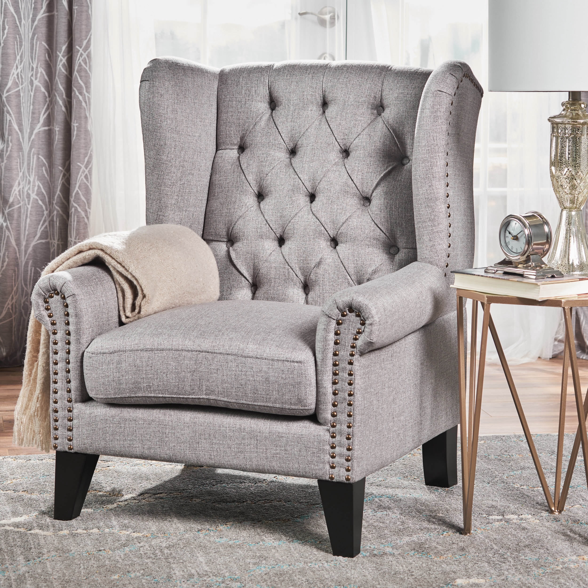 MAYEERTY Modern Accent Chair - Cozy Stylish for Living Room