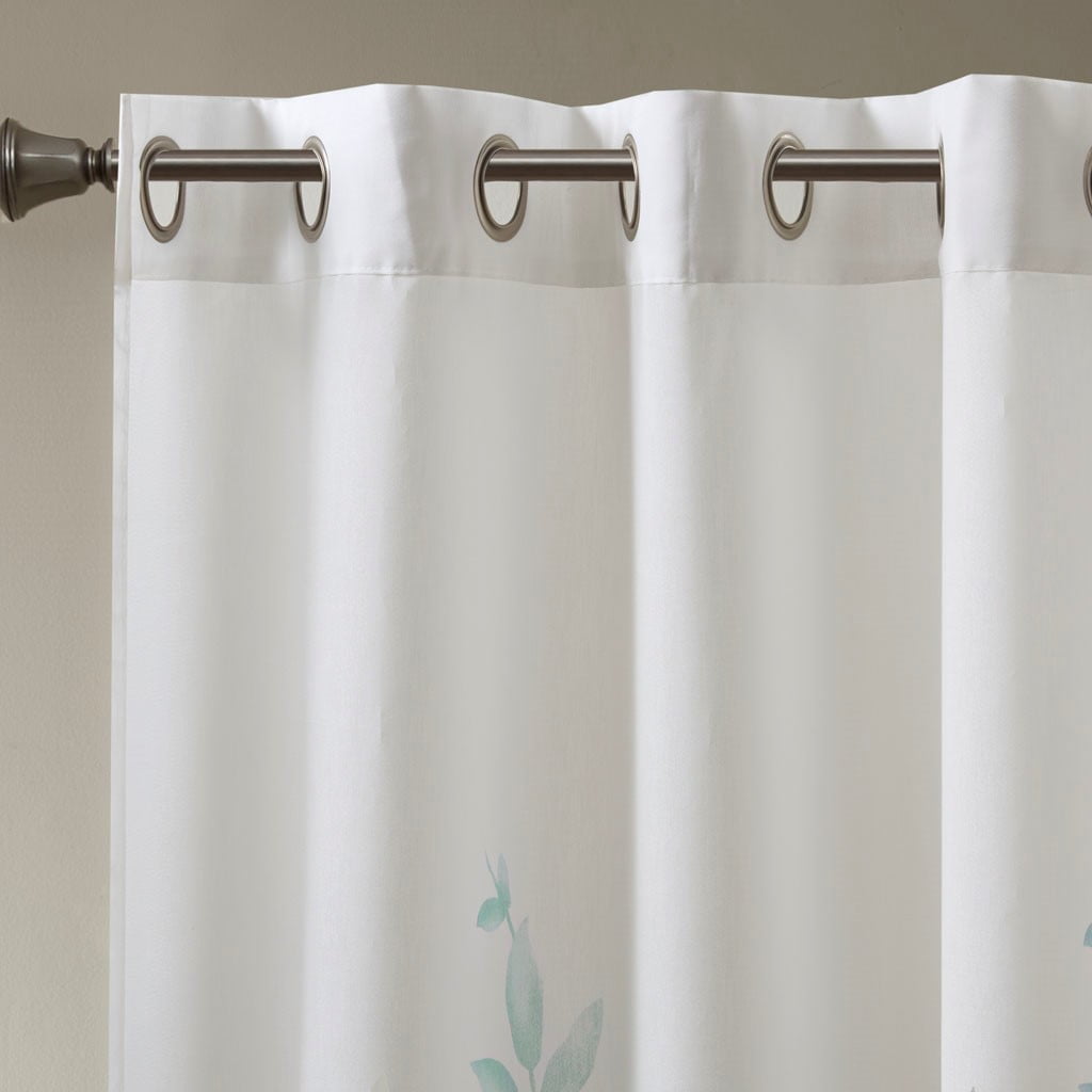 MAYEERTY Modern Fashionable and Practical Burnout Printed Curtain Panel(Only 1 Pc Panel)