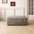 thumbnail image 1 of MAYEERTY Camel Modern Plush Corduroy Sofa Ottoman No Assembly Cozy Warm Footrest Room, 1 of 5