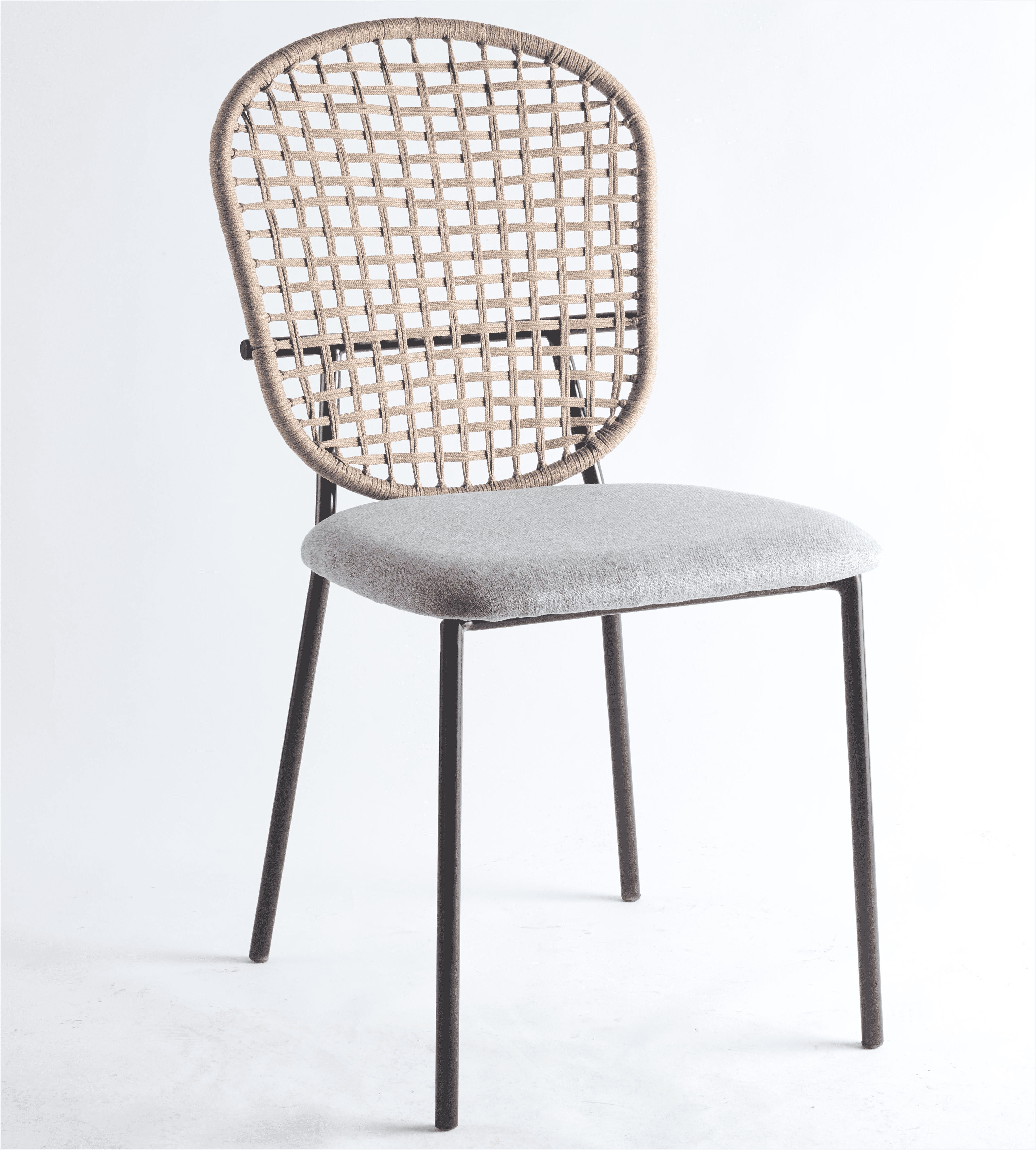 MAYEERTY Modern Sennit Chair Set of 4 Dining Coffee Chair
