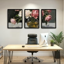 MAYEERTY Modern Abstract Wall Art Painting, Living Room Decor, Black MDF Frame, 7.87"x9.84"