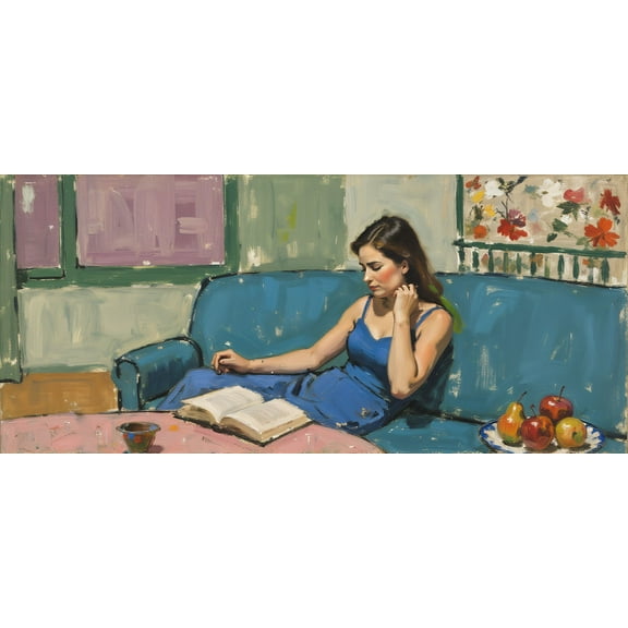 MAYEERTY Modern Abstract Wall Art Painting, Living Room Decor, Black MDF Frame, 7.87"x9.84"