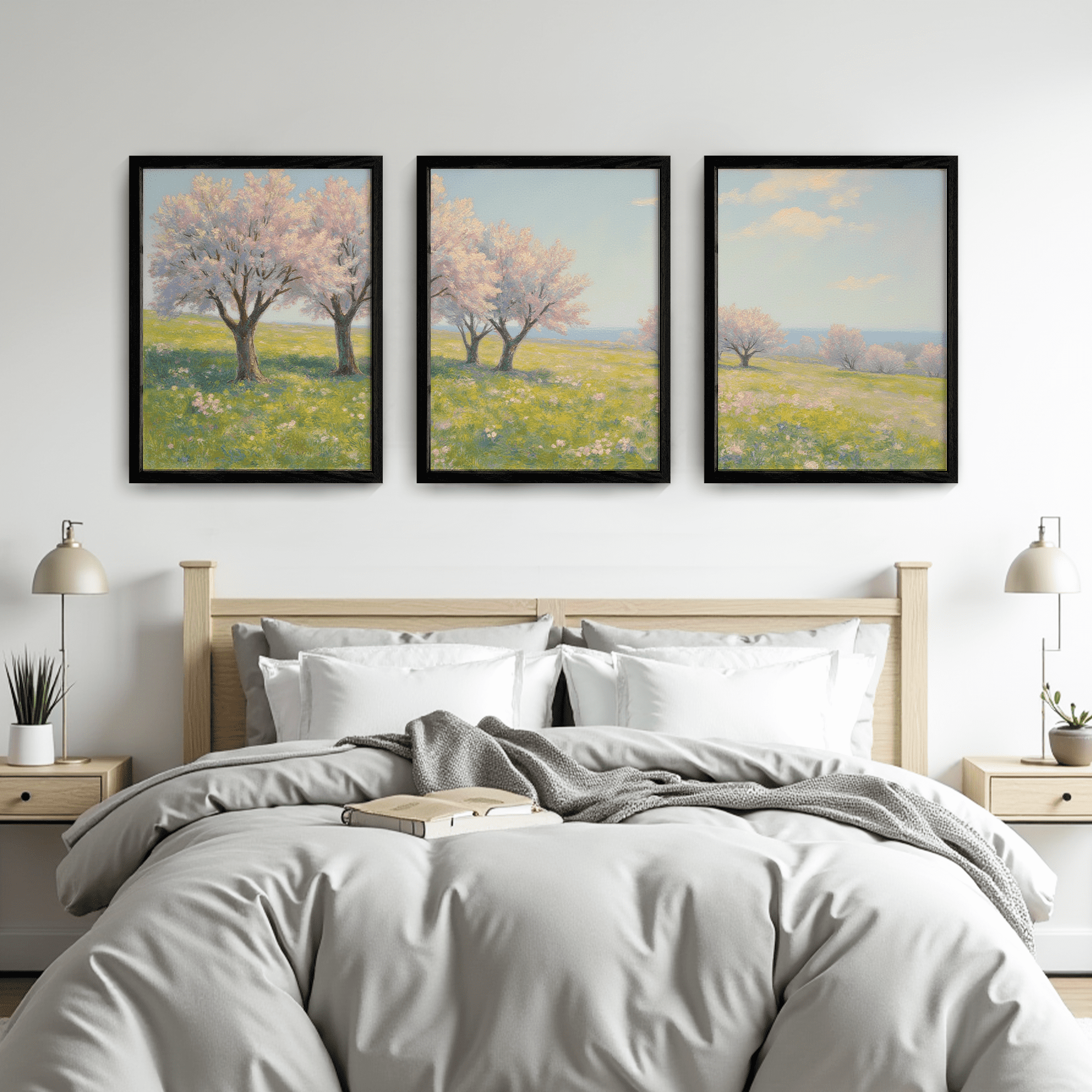 MAYEERTY Modern Abstract Wall Art Painting, Living Room Decor, Black MDF Frame, 23.6"x15.8"