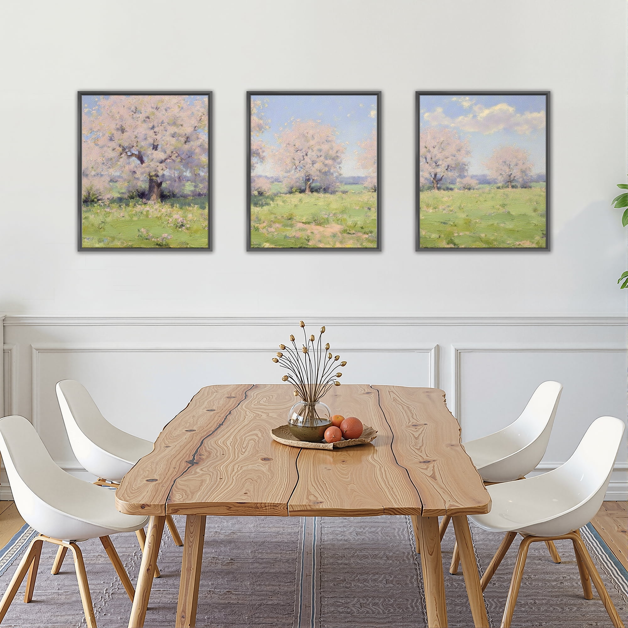 MAYEERTY Modern Abstract Wall Art Painting, Living Room Decor, Black Aluminum Alloy Frame, 7.87"x9.84"