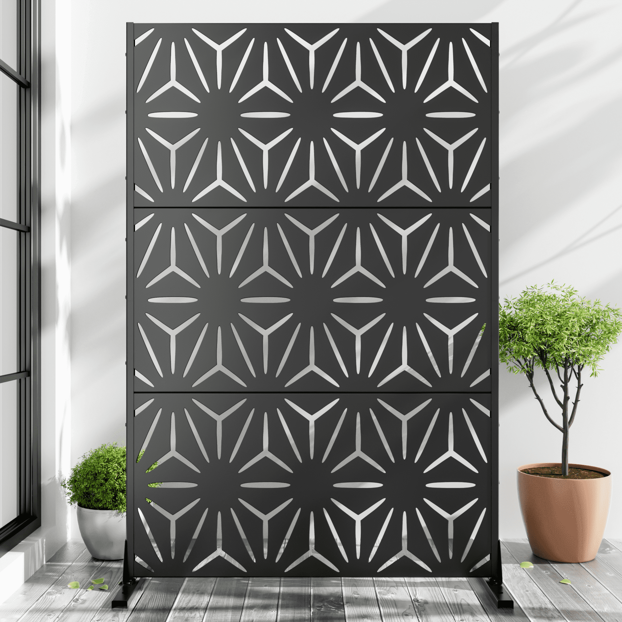 MAYEERTY Tall Extra Wide Extra Wide Privacy Screen, Folding Privacy Screens with Diamond Double-Weave Room dividers and Freestanding Room Dividers Privacy Screens