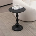 thumbnail image 1 of MAYEERTY Vintage Metal Coffee Table End Table, Round Side Table for Sofa Bedside Nightstand, Accent Table Decorative Small Space Living Room Bedroom, 1 of 10