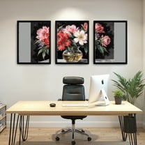 MAYEERTY Modern Abstract Wall Art Painting, Living Room Decor, Black MDF Frame, 7.87"x9.84"