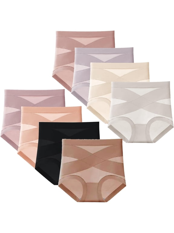 Leakproof Tummy Control Panties, Ultimate Comfort Shaping Panties, High Waisted Underwear,Seamless Cotton Briefs