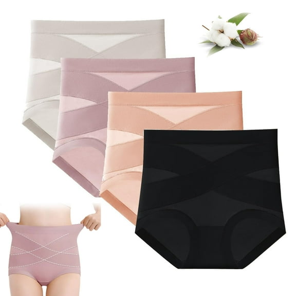 Leakproof Tummy Control Panties, Ultimate Comfort Shaping Panties, Seamless Cotton Briefs