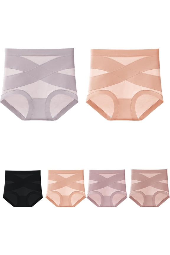 Doveloom - Ultimate Comfort Leakproof and Shaping Panties, Ultimate Comfort Shaping Panties, High Waisted Underwear,Seamless Cotton Briefs