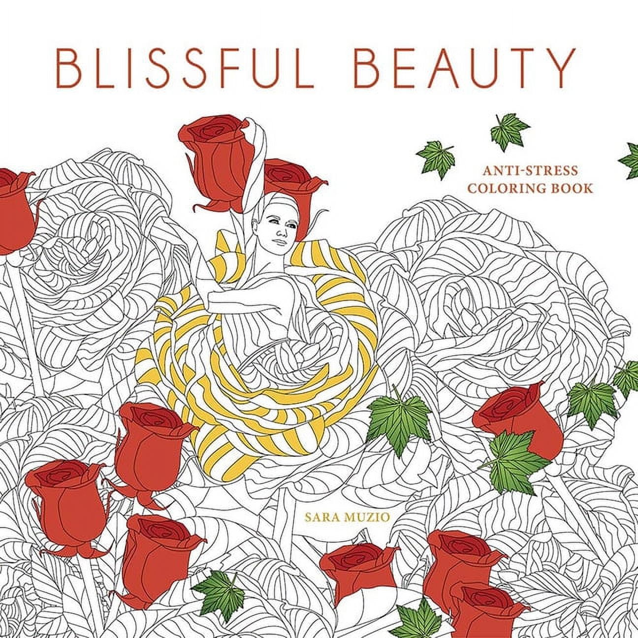 Dover Adult Coloring Books Blissful Beauty Coloring Book AntiStress