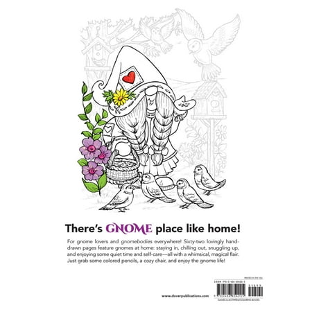 Gnomes at Home Coloring Book, 128 pages (Paperback) price history and forecast - Teresa Goodridge