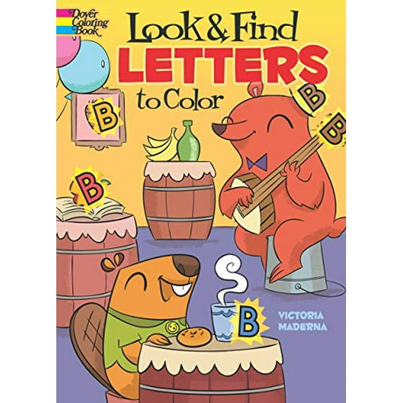 Pre-Owned Look & Find Letters to Color (Paperback) 0486487024 9780486487021