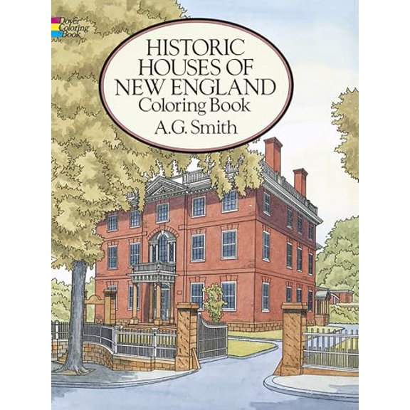 Pre-Owned Historic Houses of New England Coloring Book (Dover American History Coloring Books), 9780486271675, 0486271676, Paperback,