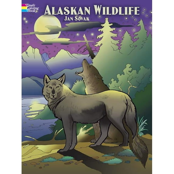 Dover Animal Coloring Books: Alaskan Wildlife Coloring Book (Paperback)