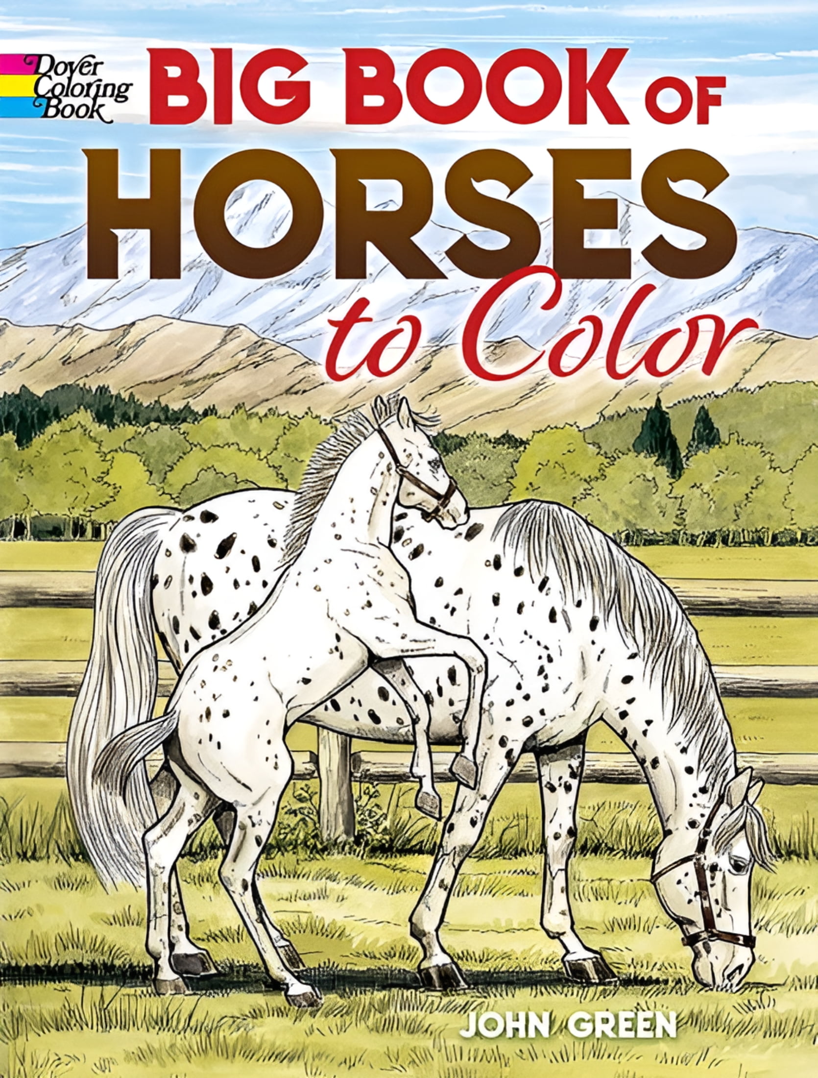 Big Book of Horses to Color (Paperback) by John Green