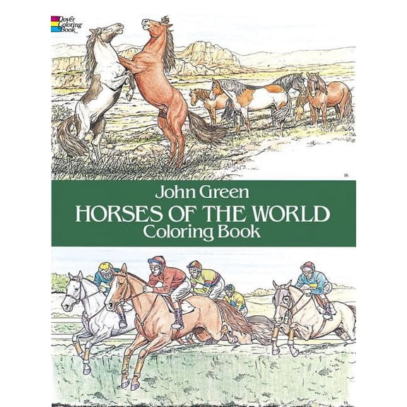 Wonderful World of Horses Coloring Book