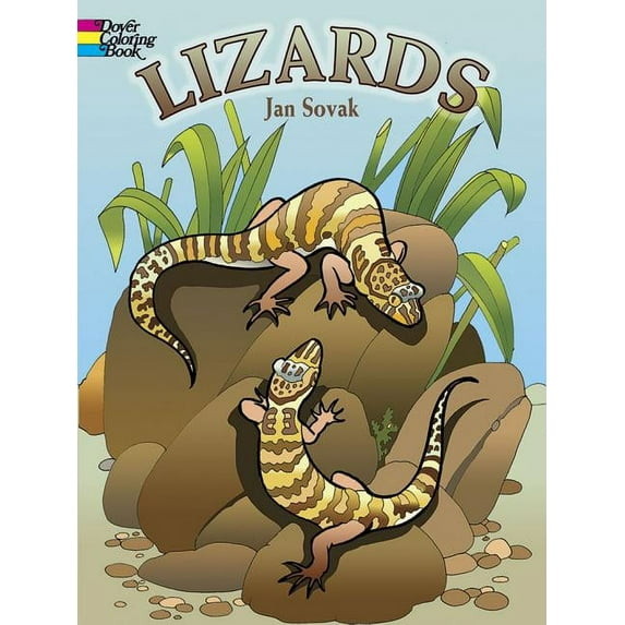 Dover Animal Coloring Books: Lizards Coloring Book (Paperback)