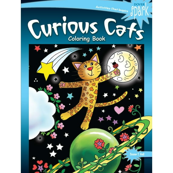 Curious Cats Coloring Book