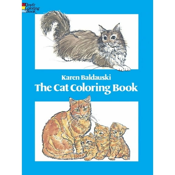Dover Animal Coloring Books: The Cat Coloring Book (Paperback)