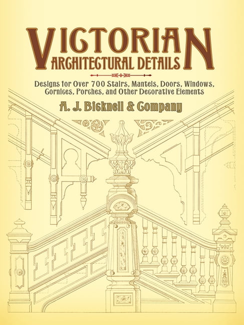 Victorian Architectural Details Paperback in Beige