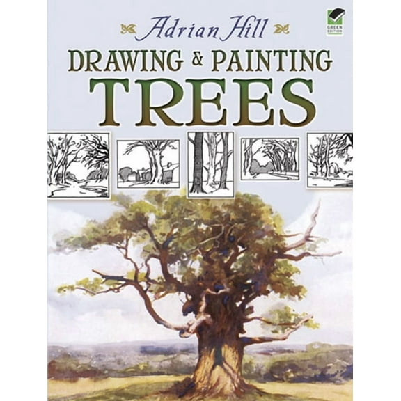 Dover Art Instruction Drawing and Painting Trees, (Paperback)