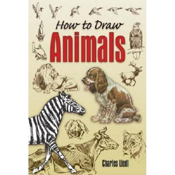 Dover Art Instruction: How to Draw Animals (Paperback)