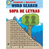 Dover Bilingual Books for Kids English-Spanish Word Search Sopa de Letras #2, (Paperback)