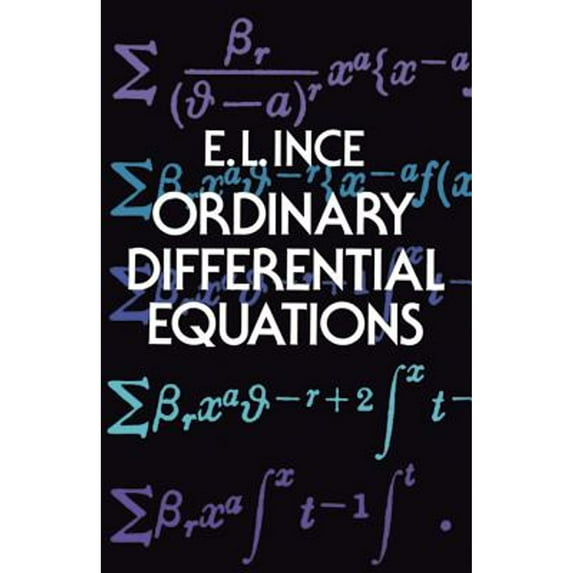 Pre-Owned Ordinary Differential Equations (Paperback) 0486603490 9780486603490
