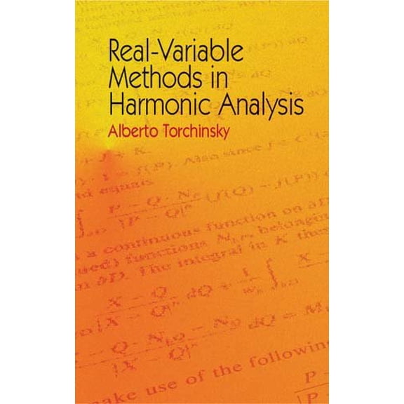 Pre-Owned Dover Books on Mathematics Real-Variable Methods in Harmonic Analysis, (Paperback)
