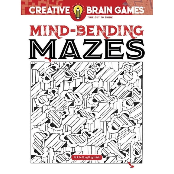 Dover Brain Games & Puzzles Creative Brain Games Mind-Bending Mazes, (Paperback)