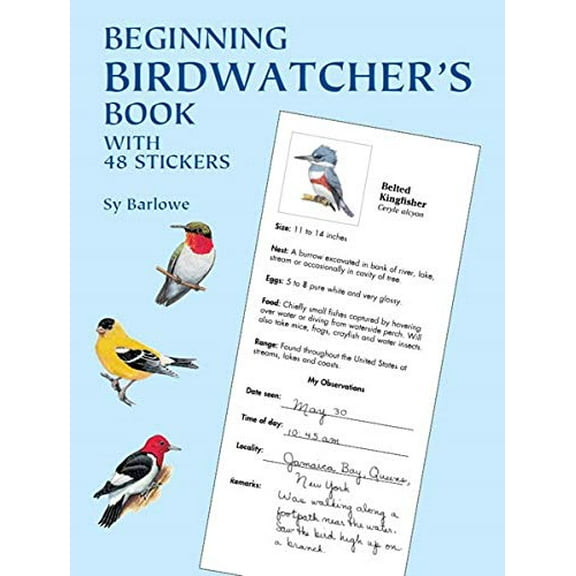 Pre-Owned Beginning Birdwatcher's Book: With 48 Stickers [With 48] (Paperback) 0486410595 9780486410593