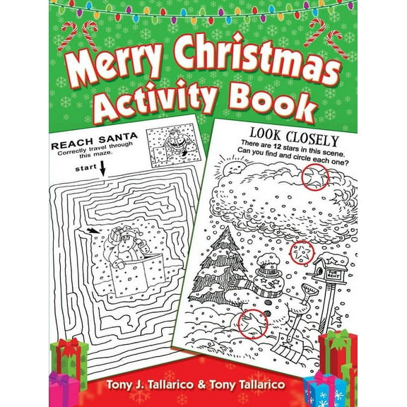Dover Christmas Activity Books for Kids Merry Christmas Activity Book, (Paperback)