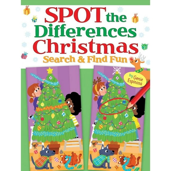 Dover Christmas Activity Books for Kids Spot the Differences Christmas: Search & Find Fun, (Paperback)