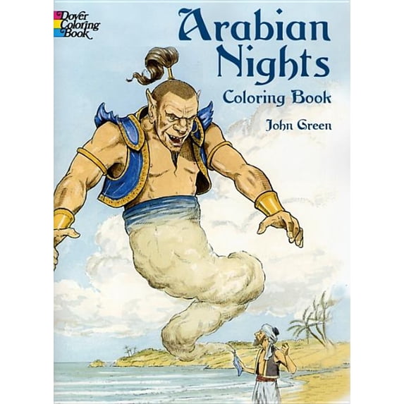 Arabian Nights Coloring Book Paperback