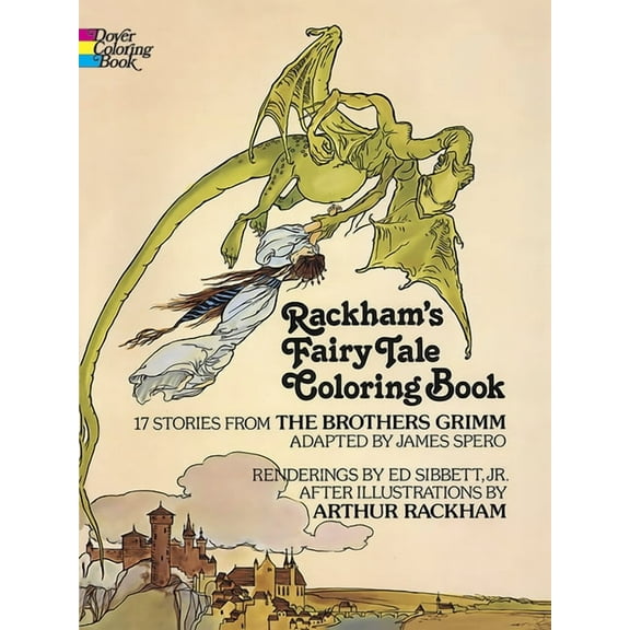 Rackham's Fairy Tale Coloring Book Paperback