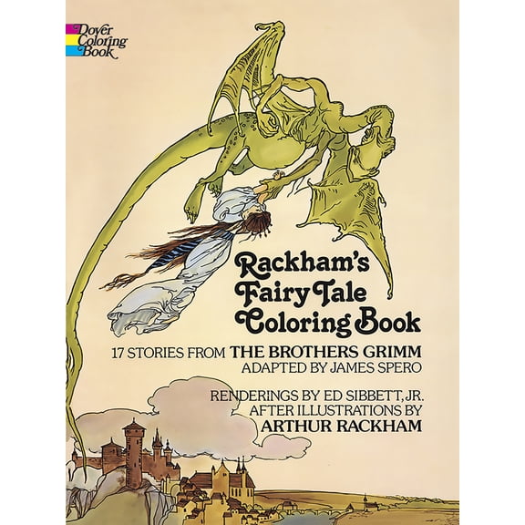 Pre-Owned Rackham's Fairy Tale Coloring Book (Paperback) 048623844X 9780486238449