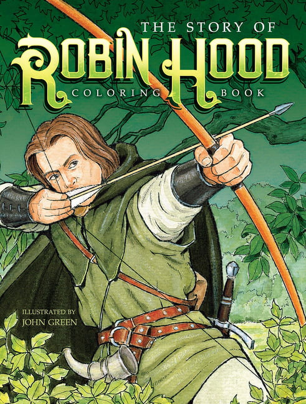 Dover Classic Stories Coloring Book: The Story of Robin Hood Coloring Book (Paperback)