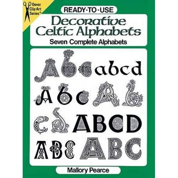 Pre-Owned Ready-To-Use Decorative Celtic Alphabets (Paperback) 0486270416 9780486270418