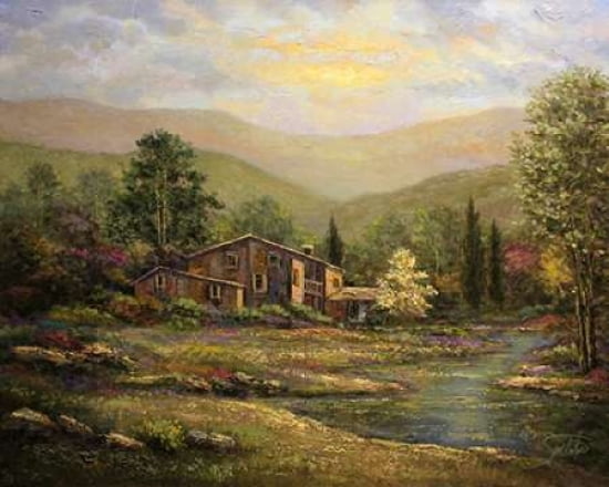Dover Cottage Canvas Art - Sambataro (22 x 28)