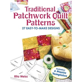 Dover Crafts: Quilting Traditional Patchwork Quilt Patterns: 27 Easy-To-Make Designs with Templates, (Paperback)