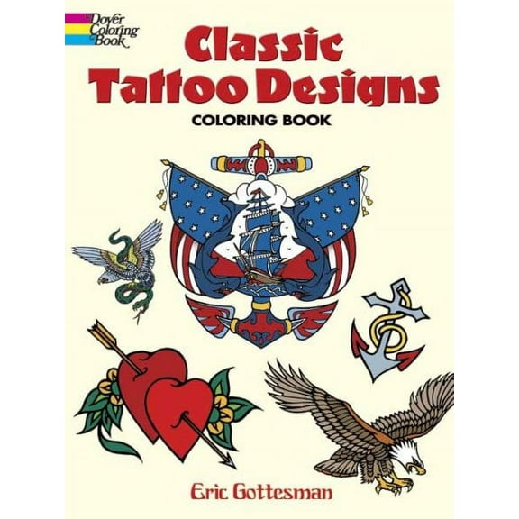 Classic Tattoo Designs Coloring Book