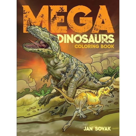 Dover Dinosaur Coloring Books Mega Dinosaurs Coloring Book, (Paperback)